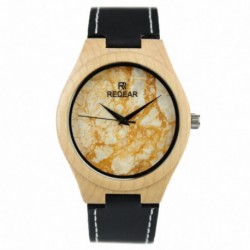 Montre Bois Homme avec bracelet cuir - James