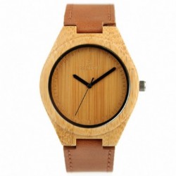 Montre Bois Homme avec bracelet cuir - Anthony