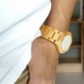 Montre Bois Homme avec bracelet bambou - Tim
