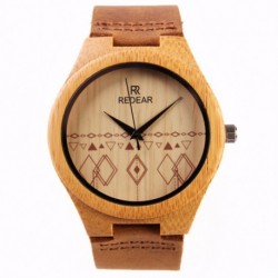 Montre Bois Homme avec bracelet cuir - Gary