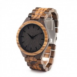 Montre Bois Homme avec bracelet bambou - Jordan