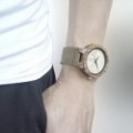 Montre Bois Homme avec bracelet cuir - Sergio