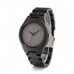 Montre Bois Homme avec bracelet cuir - Seth