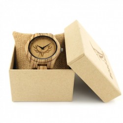 Montre Bois Homme avec bracelet bois - Nick