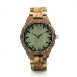 Montre Bois Homme avec bracelet bois - Dana