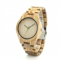 Montre Bois Homme avec bracelet bois - Shannon