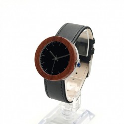 Montre Bois Homme avec bracelet cuir - Doug