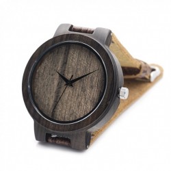 Montre Bois Homme avec bracelet cuir - Willis