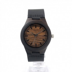 Montre Bois Femme avec bracelet cuir - Joyce