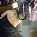 Montre Bois Homme avec bracelet cuir - Johnathan