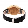 Montre Bois Homme avec bracelet cuir - Doug