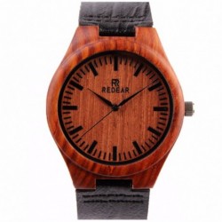 Montre Bois Homme avec bracelet cuir - Benjamin