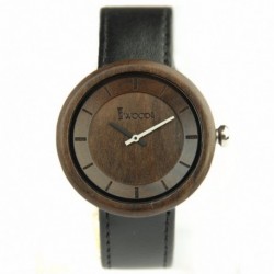 Montre Bois homme et femme avec bracelet cuir