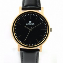 Montre Bois Homme avec bracelet cuir - Chris