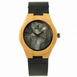 Montre Bois Homme avec bracelet cuir - Daniel