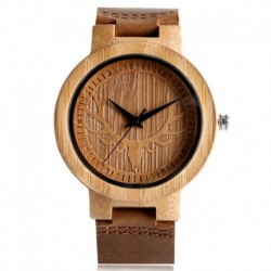 Montre Bois Homme avec bracelet cuir - Dale