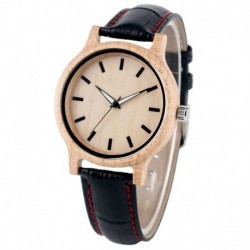 Montre Bois Homme avec bracelet cuir - Rodney